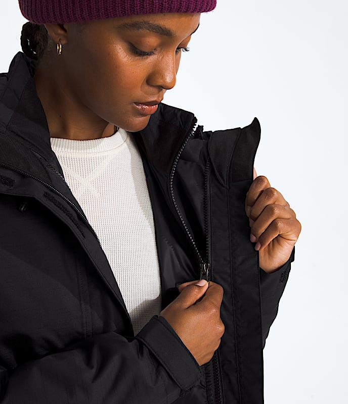 Womens Monarch Triclimate Jacket TNF MODELCLOSE3