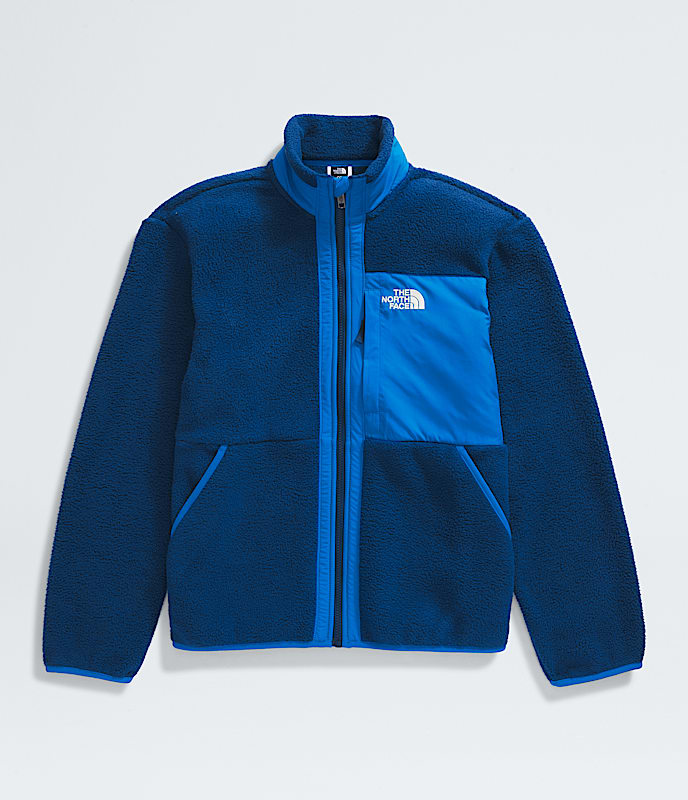 Boys Yumiori FullZip Jacket TNF Estate Blue ALTFRONT