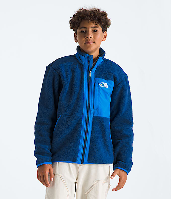 Boys Yumiori FullZip Jacket TNF Estate Blue HERO