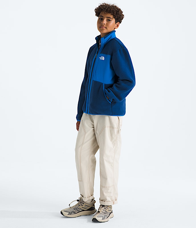 Boys Yumiori FullZip Jacket TNF Estate Blue HERO2