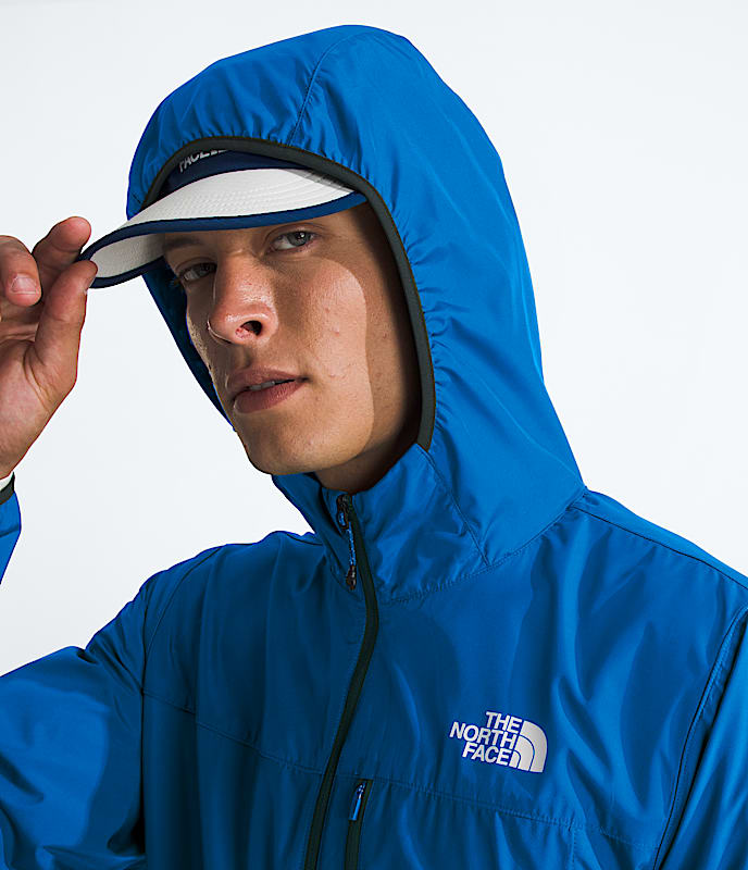 Mens Higher Run Wind Jacket TNF MODELHOOD2