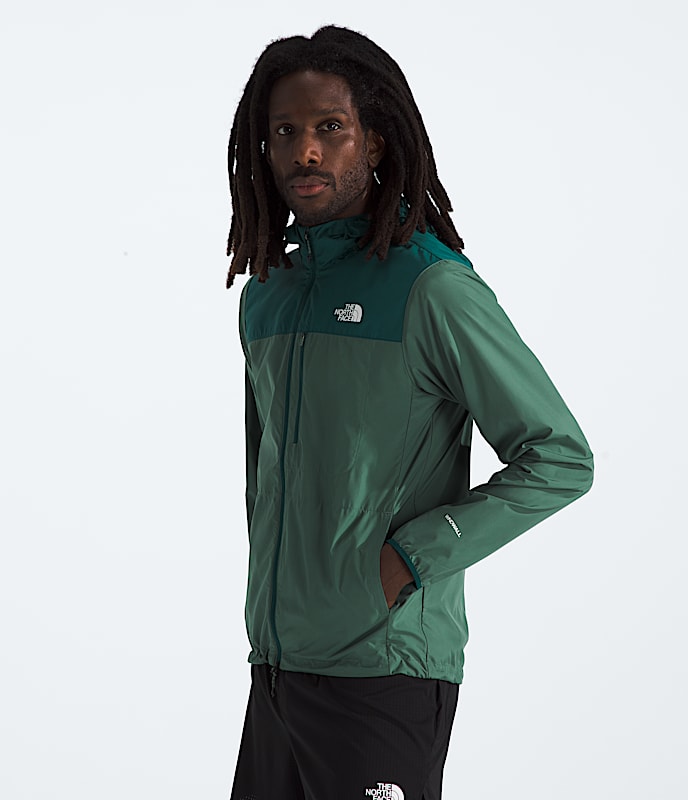 Mens Higher Run Wind Jacket TNF MODEL34