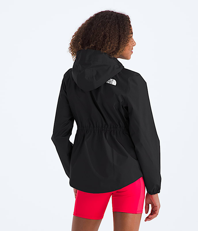 Girls Antora Rain Jacket TNF TNF BlackTNF Black BACK