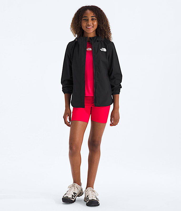 Girls Antora Rain Jacket TNF TNF BlackTNF Black HERO2