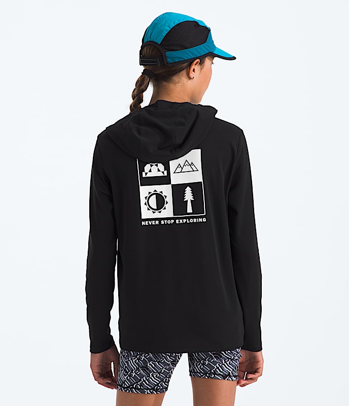 Boys’ & Girls’ Adventure Long-Sleeve Hoodie—Graphic