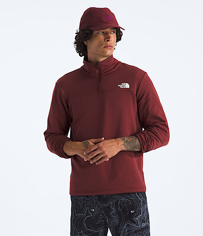 Men’s Cedar Trail Grid Fleece ¼-Zip