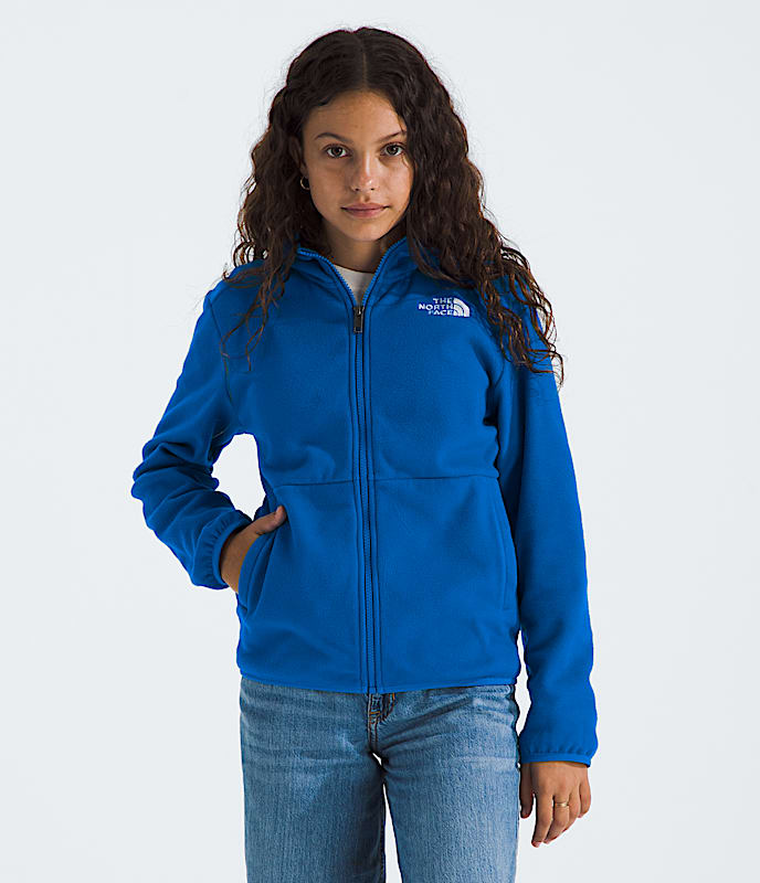 Boys  Girls Glacier FullZip Hooded Jacket TNF Hero Blue HERO3