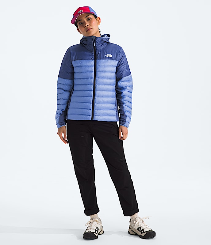Womens Terra Peak Hybrid Hoodie TNF HERO2