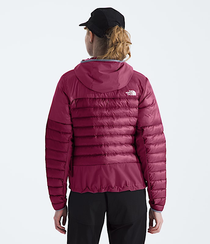 Womens Terra Peak Hybrid Hoodie TNF BACK