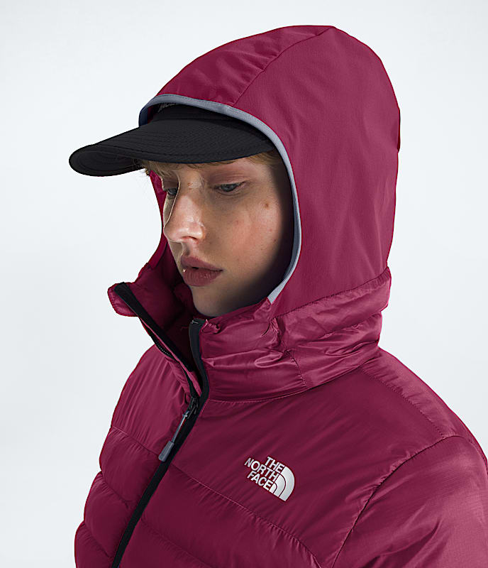 Womens Terra Peak Hybrid Hoodie TNF MODELHOOD2
