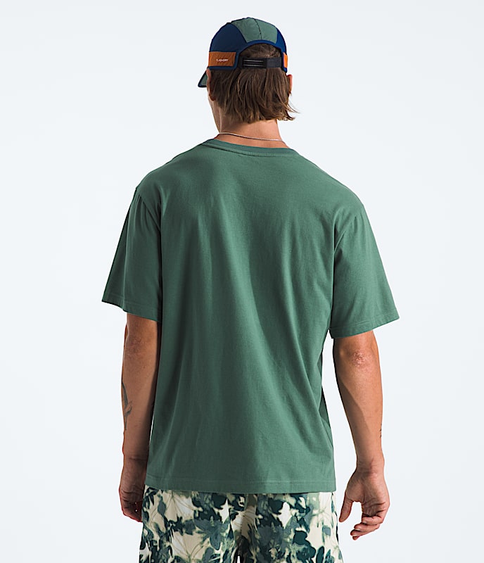 Mens ShortSleeve Evolution Box Fit Tee TNF BACK