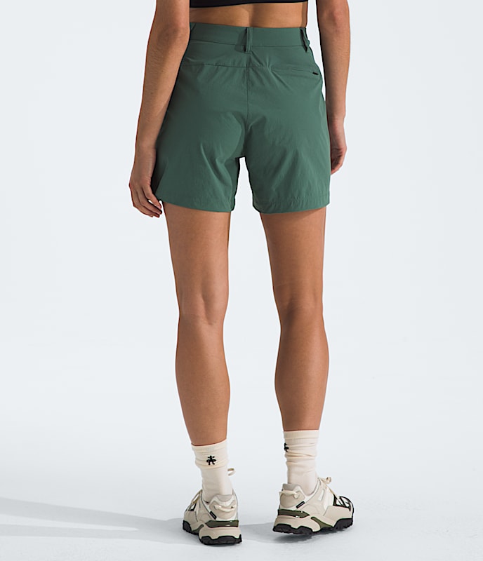 Womens Basin 5 Shorts TNF BACK