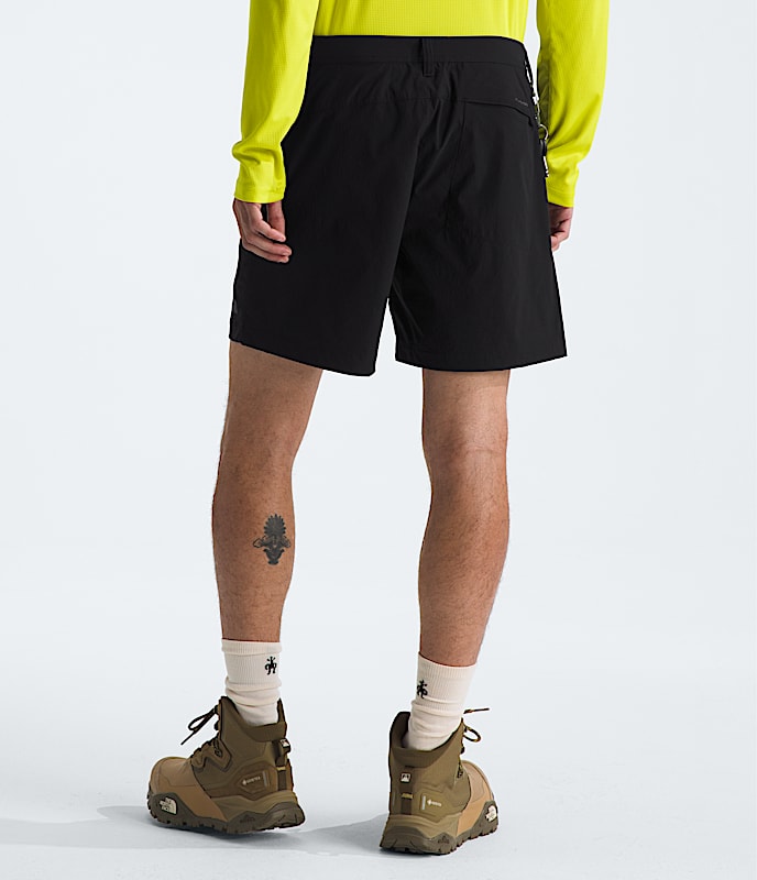 Mens Basin 7 Shorts TNF BACK