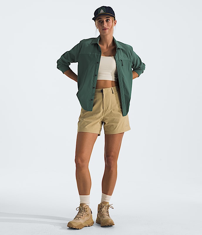 Womens LongSleeve LIGHTRANGE Shirt TNF HERO2