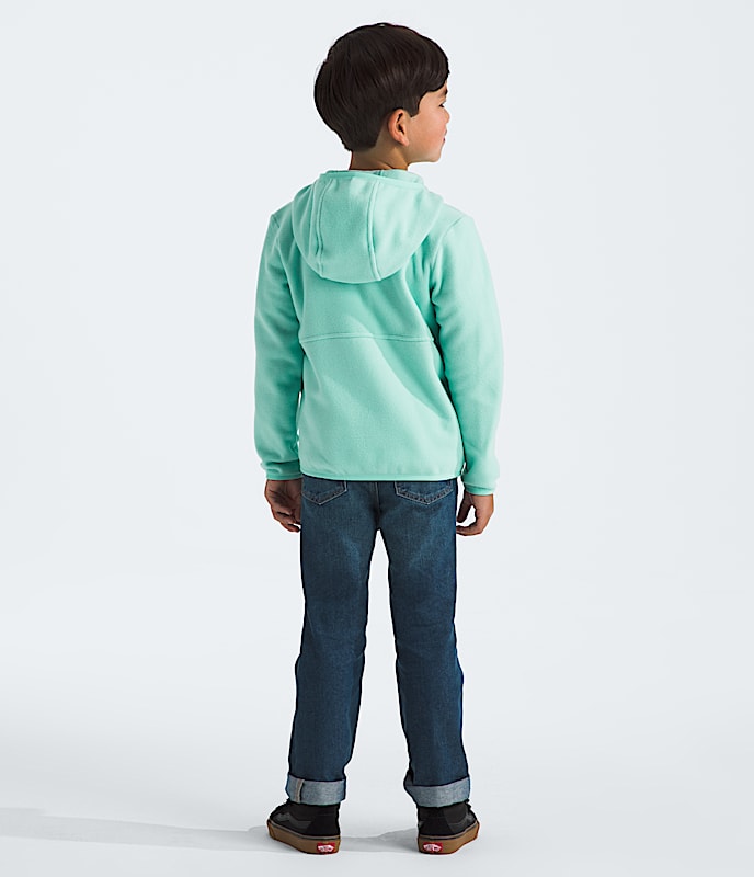 Veste  capuche Glacier avec fermeture clair pour enfants TNF BACK