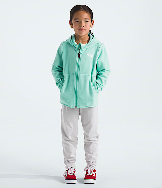Veste  capuche Glacier avec fermeture clair pour enfants TNF HERO3