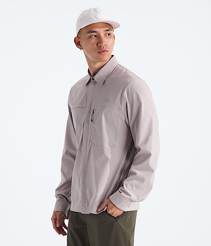 Mens LongSleeve LIGHTRANGE Shirt TNF MODEL34