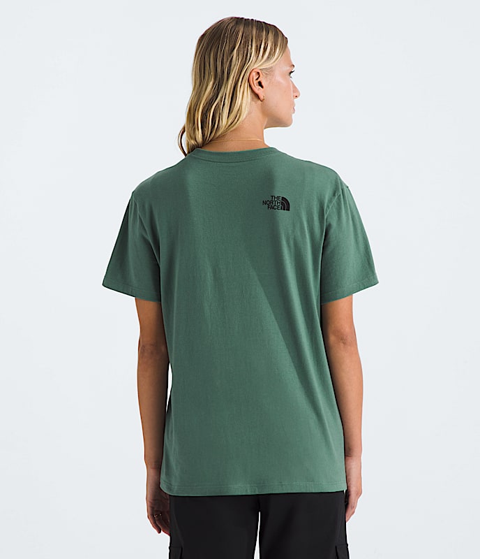 Womens Core Box Half Dome ShortSleeve Tee TNF BACK