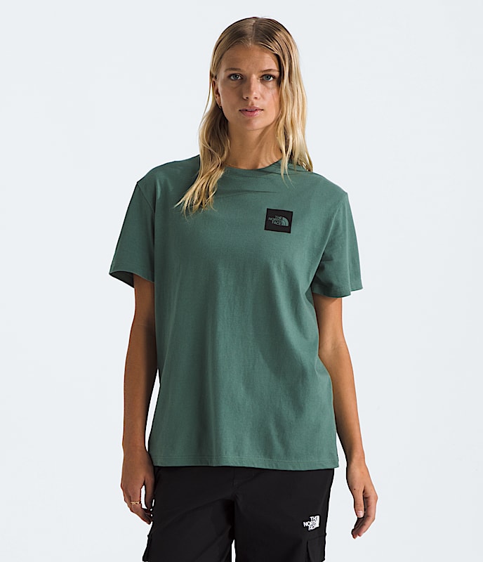 Womens Core Box Half Dome ShortSleeve Tee TNF HERO