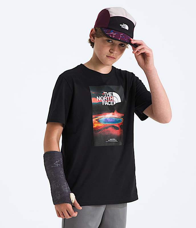 Boys  Girls Landscapes ShortSleeve Tee TNF HERO2