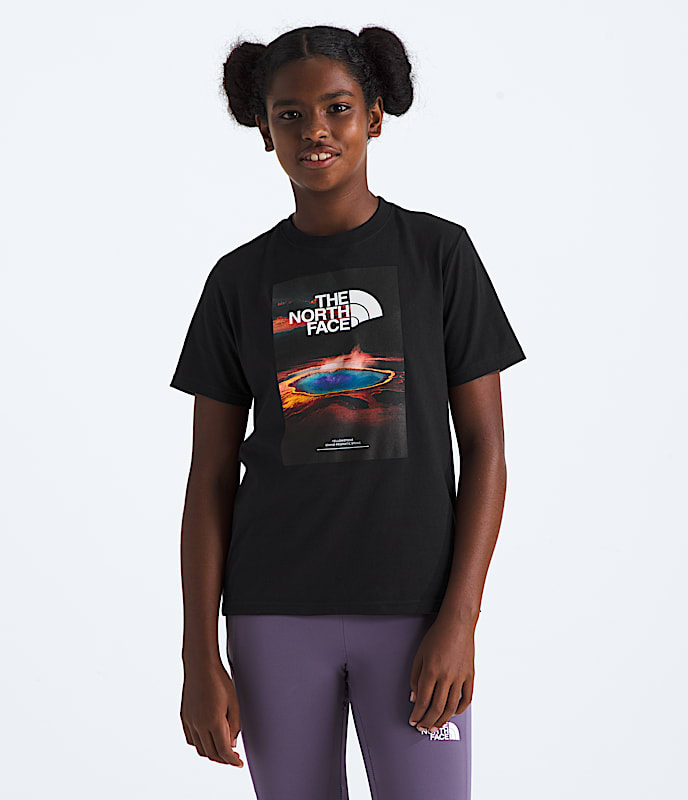 Boys  Girls Landscapes ShortSleeve Tee TNF HERO3