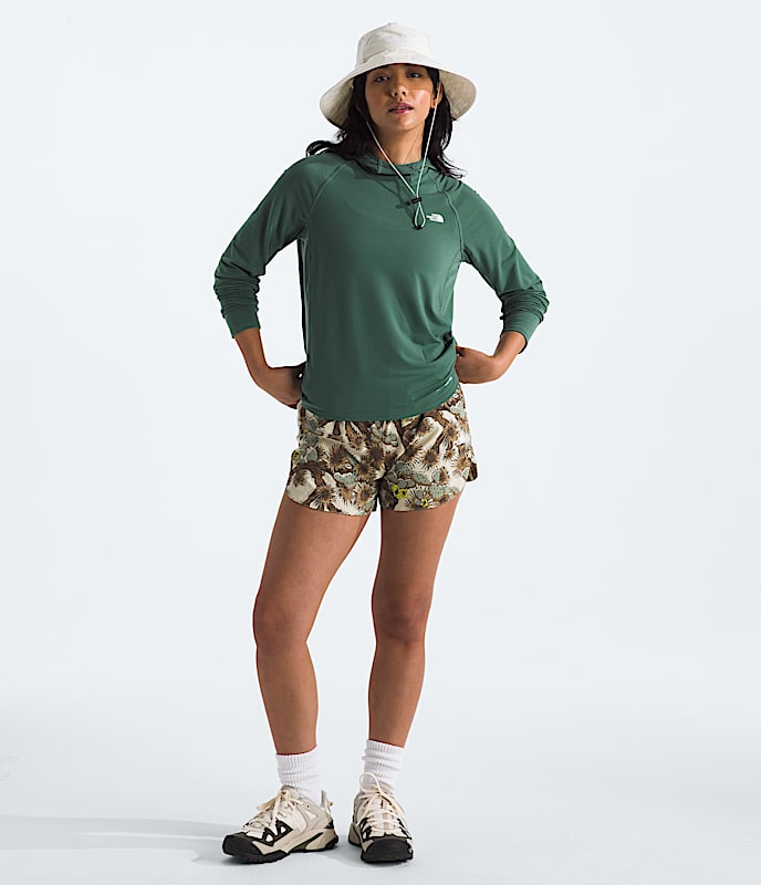 Womens Adventure Sun Hoodie TNF HERO2