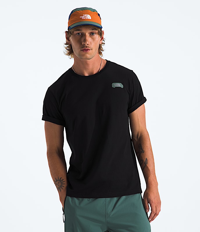 T-shirt à imprimé extérieur à manches courtes pour hommes - 4