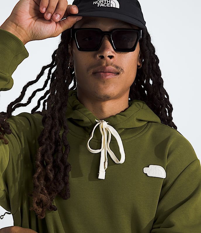Mens Terry Relaxed Hoodie TNF HERO3