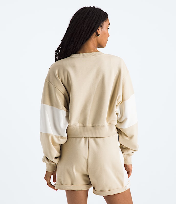 Women’s Terry Oversized Cropped Crew