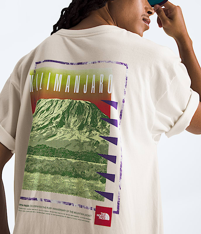 Mens ShortSleeve TNF Red Box Kilimanjaro Heavyweight Tee TNF HERO3