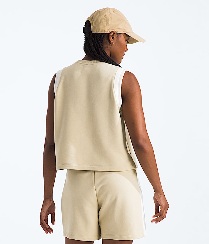 Women’s Terry Relaxed Cropped Tank - 3