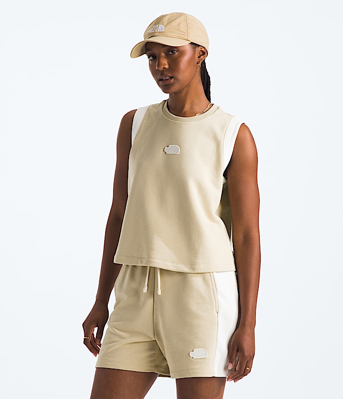 Women’s Terry Relaxed Cropped Tank - 4