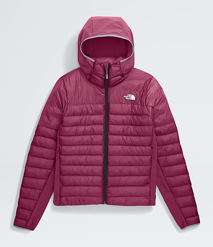 Womens Terra Peak Hybrid Hoodie TNF ALTFRONT