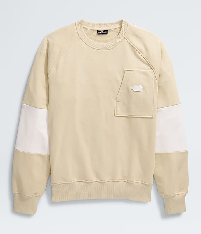 Mens Terry Relaxed Crew TNF ALTFRONT