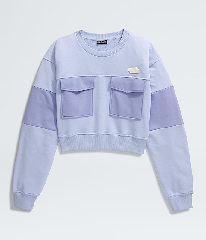 Women’s Terry Oversized Cropped Crew - 6