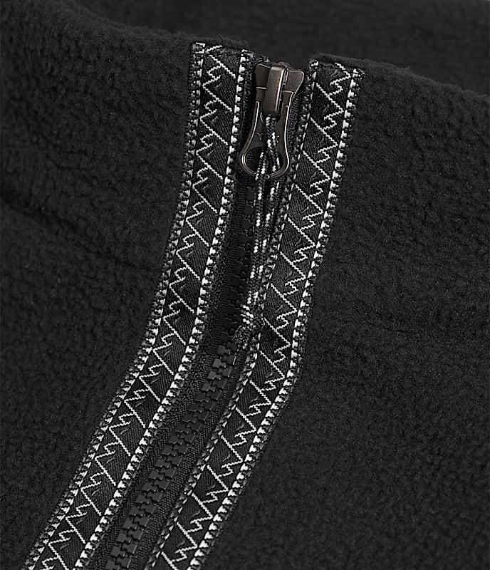 Womens TNF Fleeski Zip Pullover TNF DETAIL3
