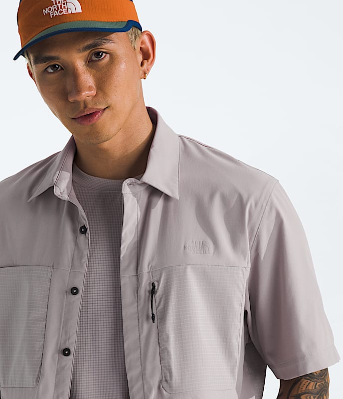 Mens ShortSleeve LIGHTRANGE Shirt TNF HERO3
