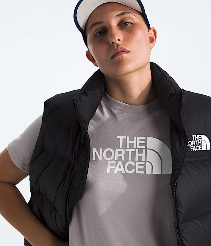 Womens Evolution Half Dome Relaxed ShortSleeve Tee TNF HERO3