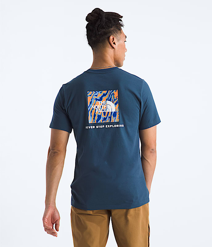 Men's Short-Sleeve Core Wavy Lines Box NSE Tee | The North Face