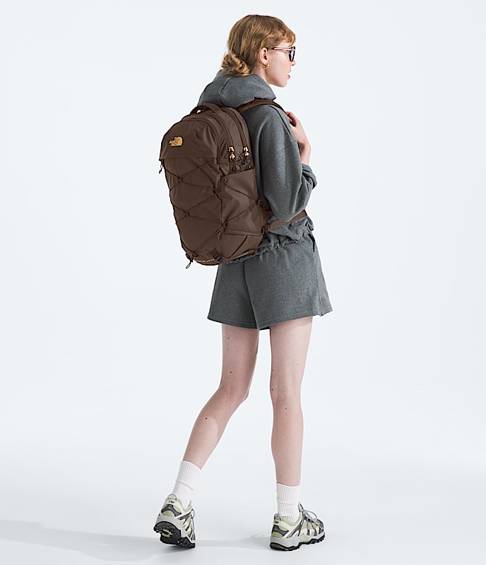 THE NORTH FACE Women\'s Hiking and School Backpack Borealis Luxe, Clay Grey/Burnt THE NORTH FACE, Womens, Women main image 3