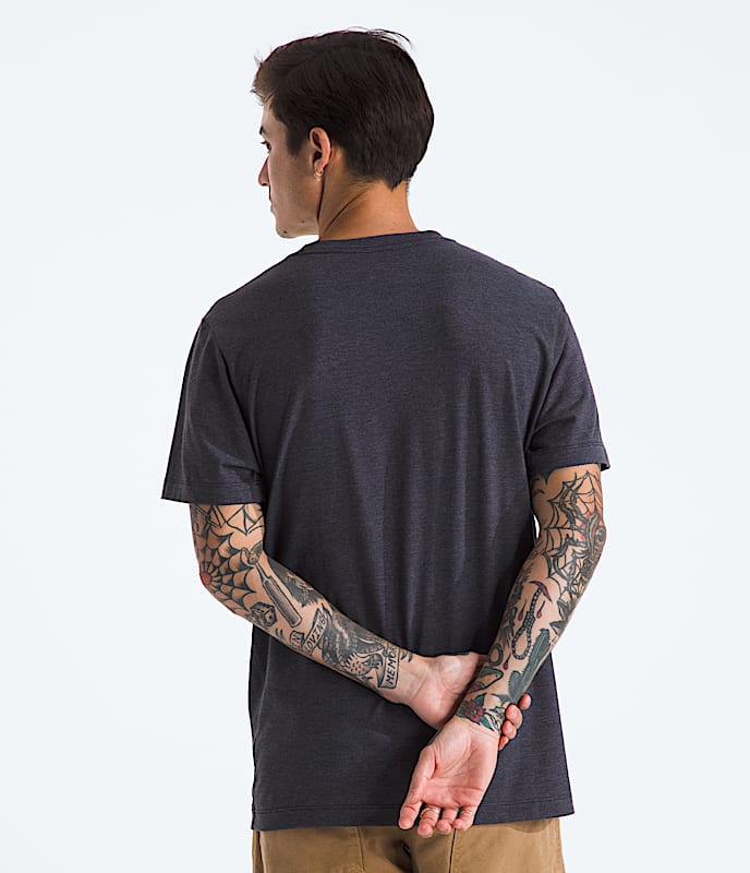 Mens ShortSleeve TriBlend Tee TNF BACK