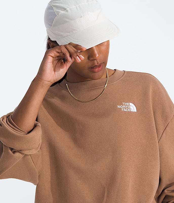 Womens Evolution Oversized Crew TNF HERO3