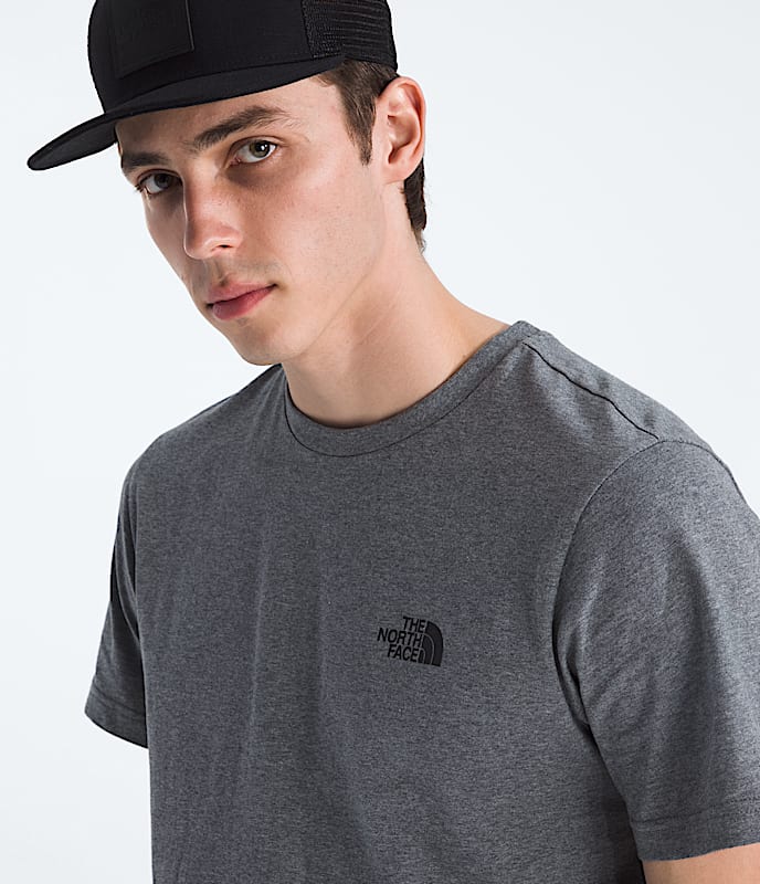 Mens ShortSleeve Simple Dome Tee TNF HERO3