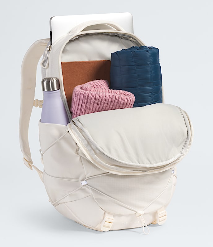 Womens Borealis Backpack TNF White Dune INT