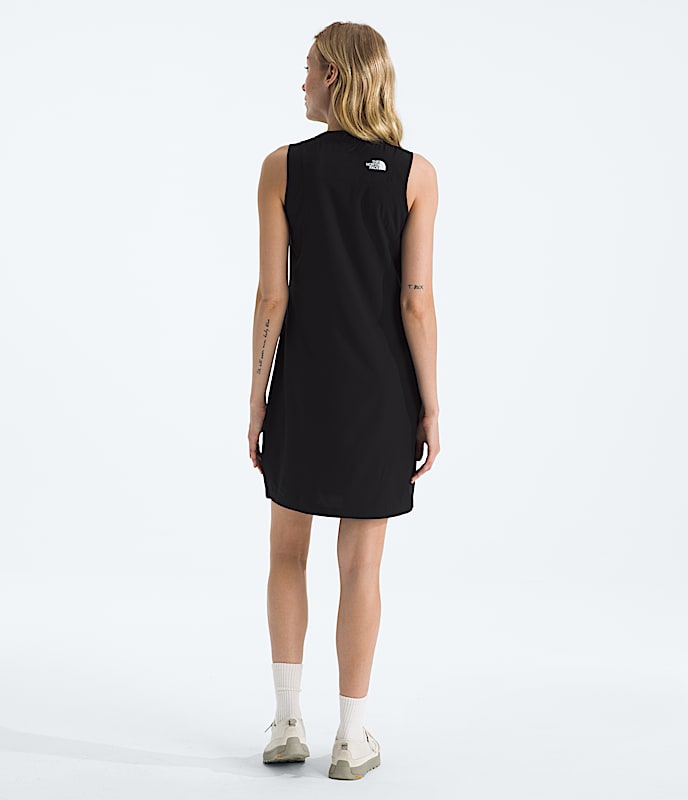 Womens Packable Dress TNF BACK