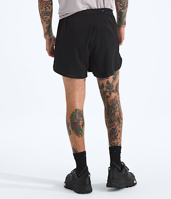 Mens Sunriser 5 Shorts TNF BACK
