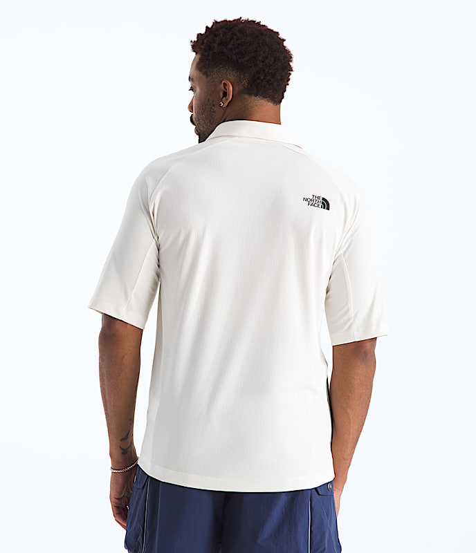 Mens LIGHTRANGE Packable Polo Shirt TNF BACK