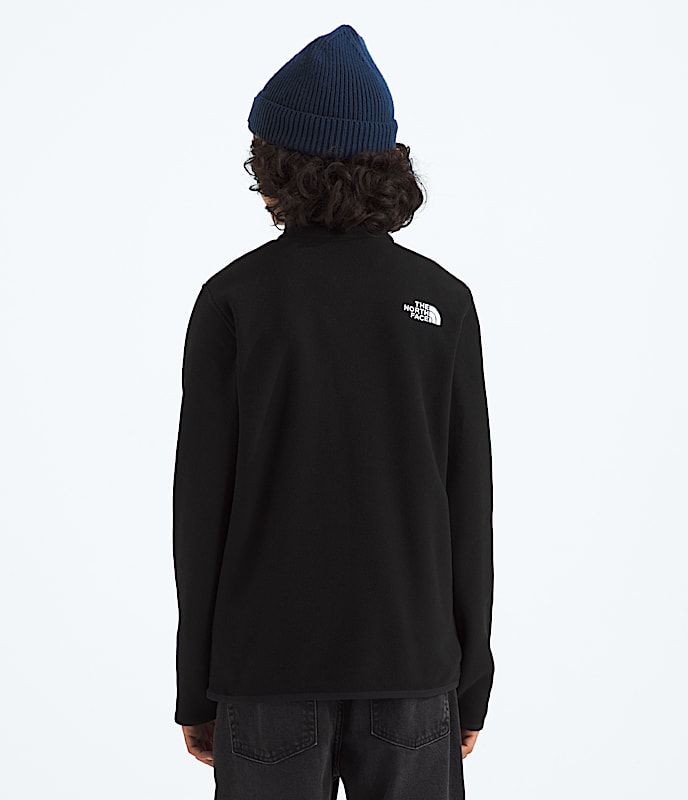Boys  Girls Glacier Zip Pullover TNF BACK
