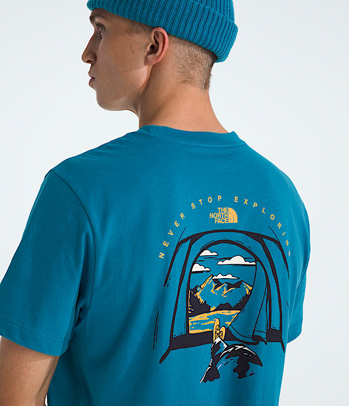 T-shirt à manches courtes Evolution Tent pour hommes, imprimé - 3