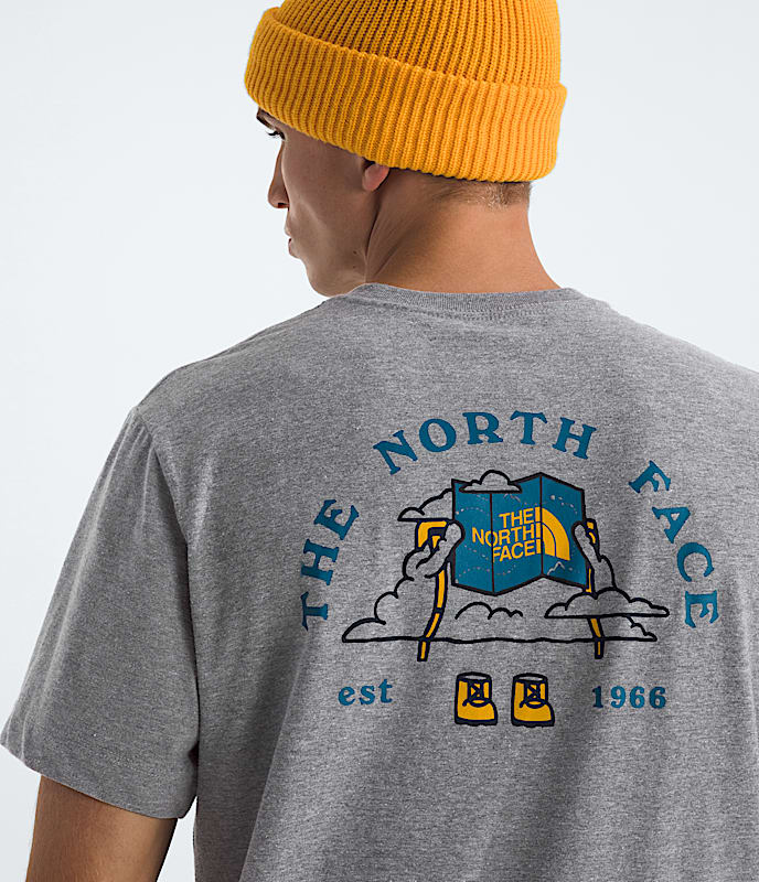 Mens Evolution Sky Cloud ShortSleeve TeeGraphic TNF HERO3